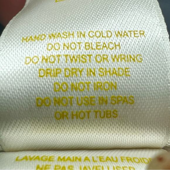 Kate Spade Crystal Cove Leopard Print Bikini Swim Bottom XL Studded Scallop Edge - Picture 8 of 9